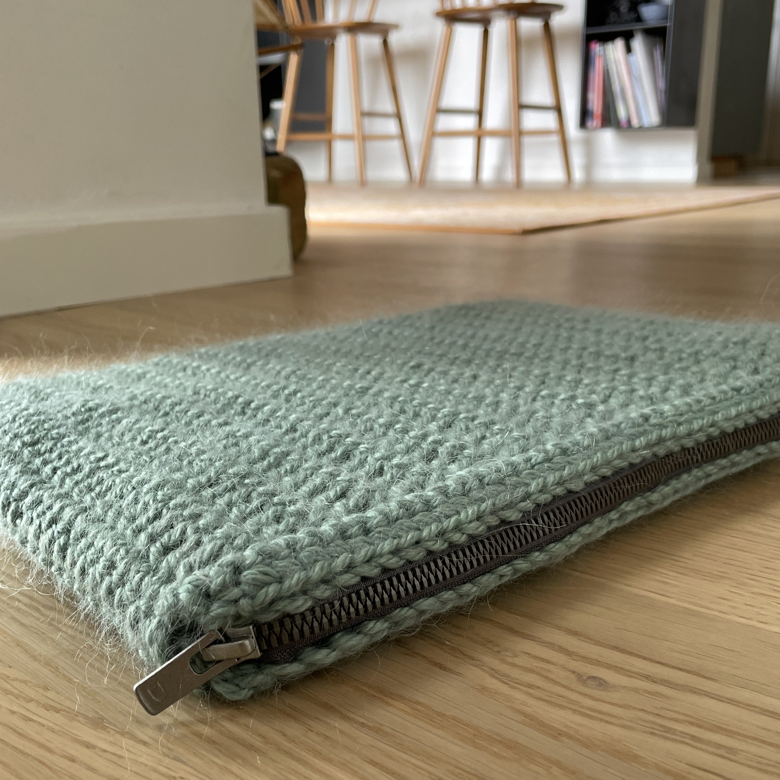 Dilling lynlås (38 cm) - Kaffe