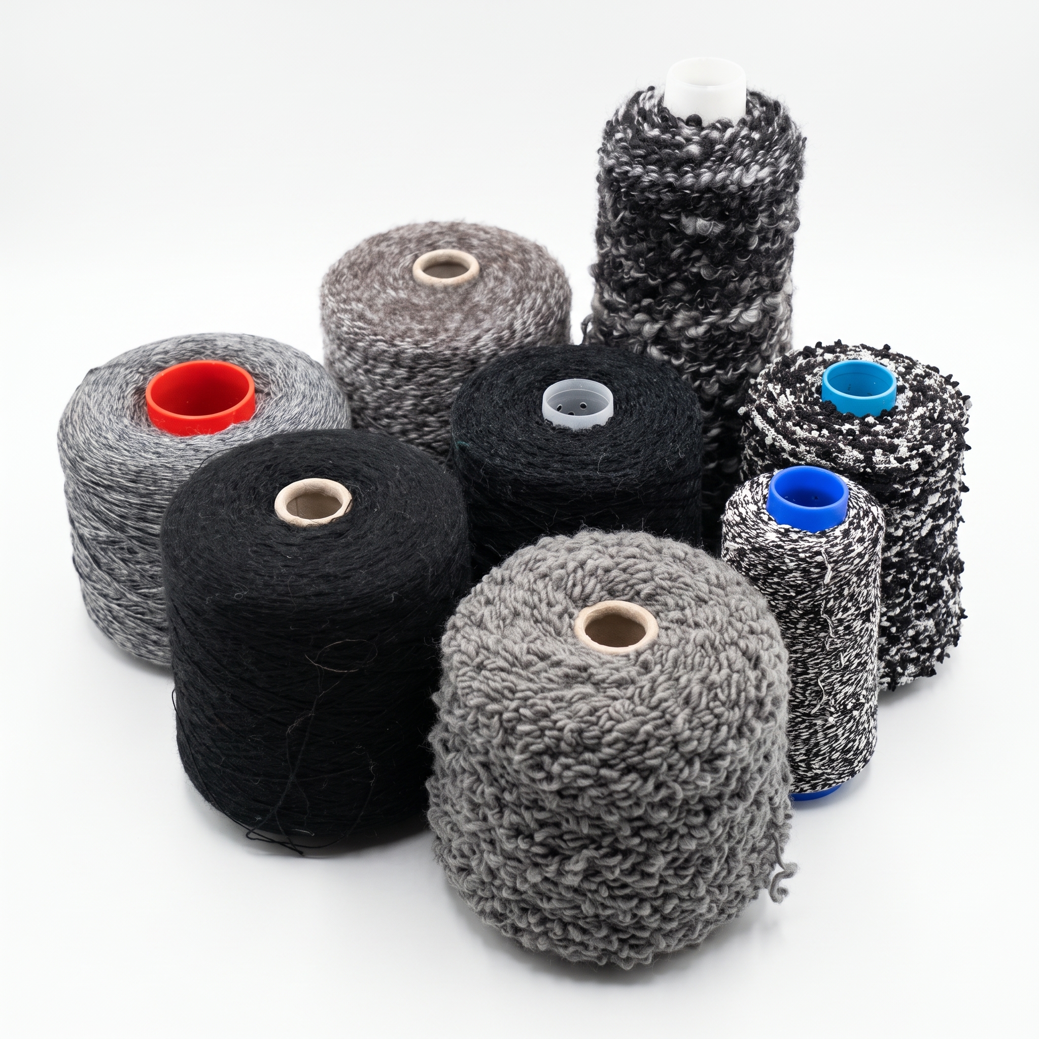 #StopGarnspild Garnpakke (3 kg cones) Sort Mix