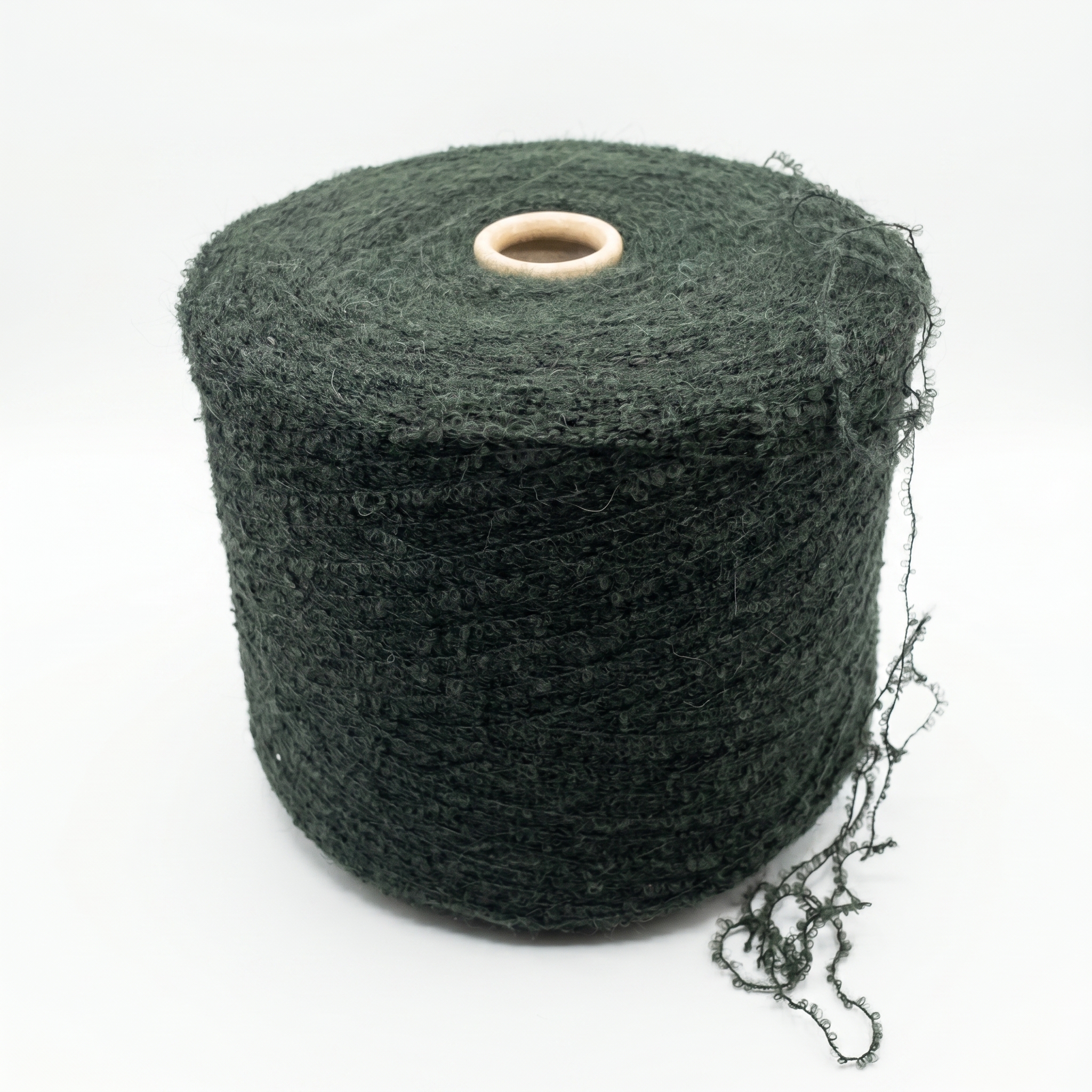 Arequipa Uldbouclé (1 kg) Mørkegrøn
