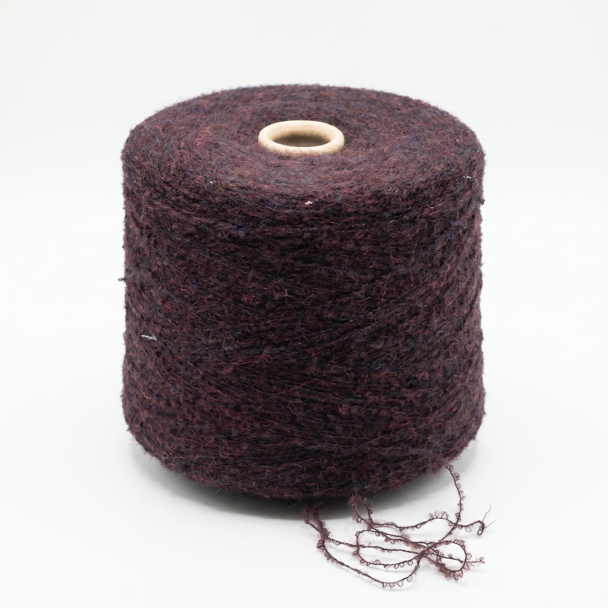 Arequipa Uldbouclé (1 kg) Rødbede