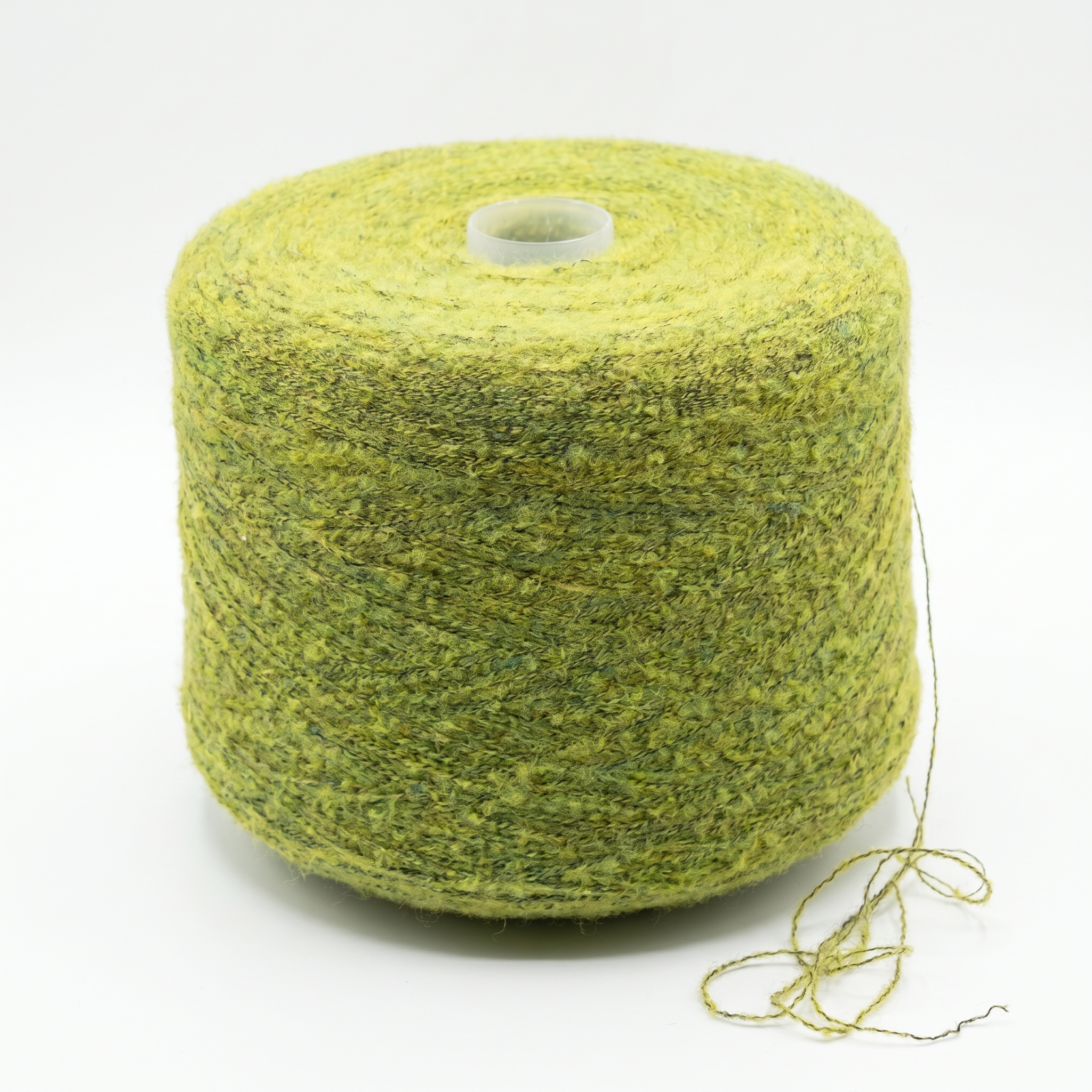 Arequipa Uldbouclé (1 kg) Limegrøn