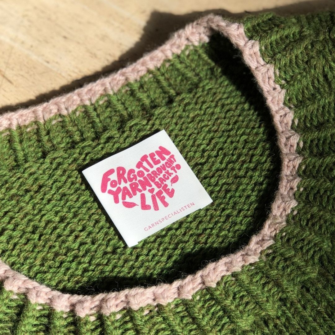 Label til tøj - Forgotten yarn (1 stk)