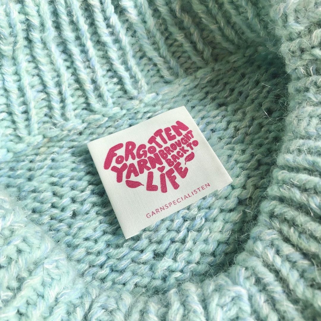 Label til tøj - Forgotten yarn (1 stk)