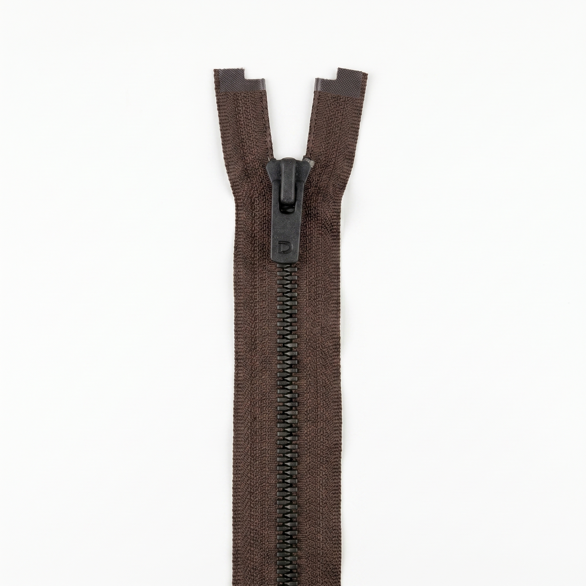 Dilling lynlås (34 cm) - Kaffe